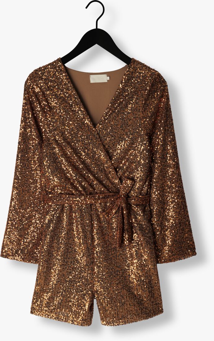 NOTRE-V bronzen notre-v  nv-bibi playsuit glitter