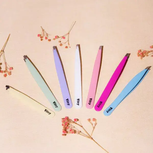 Pinça de bolso Vitry com mandíbulas assimétricas, aço inoxidável branco