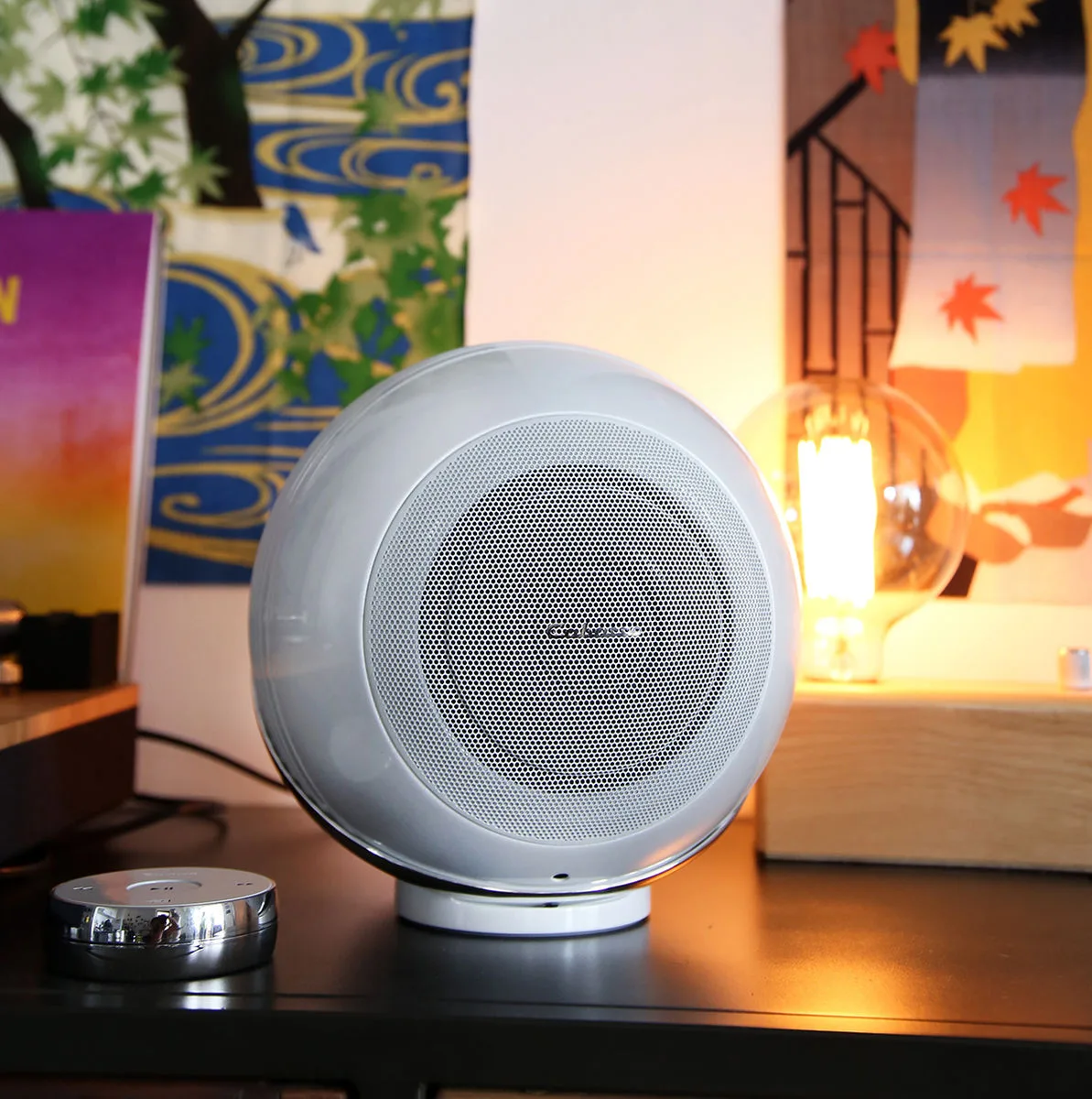 Cabasse The Pearl Akoya Blanc Enceintes sans fil hi-fi