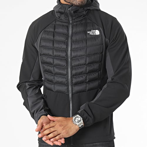 Sweat Capuche Zippé Lab Hybrid Noir