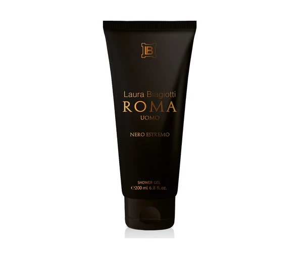 Laura Biagiotti Roma Uomo Nero Estremo Shower Gel
