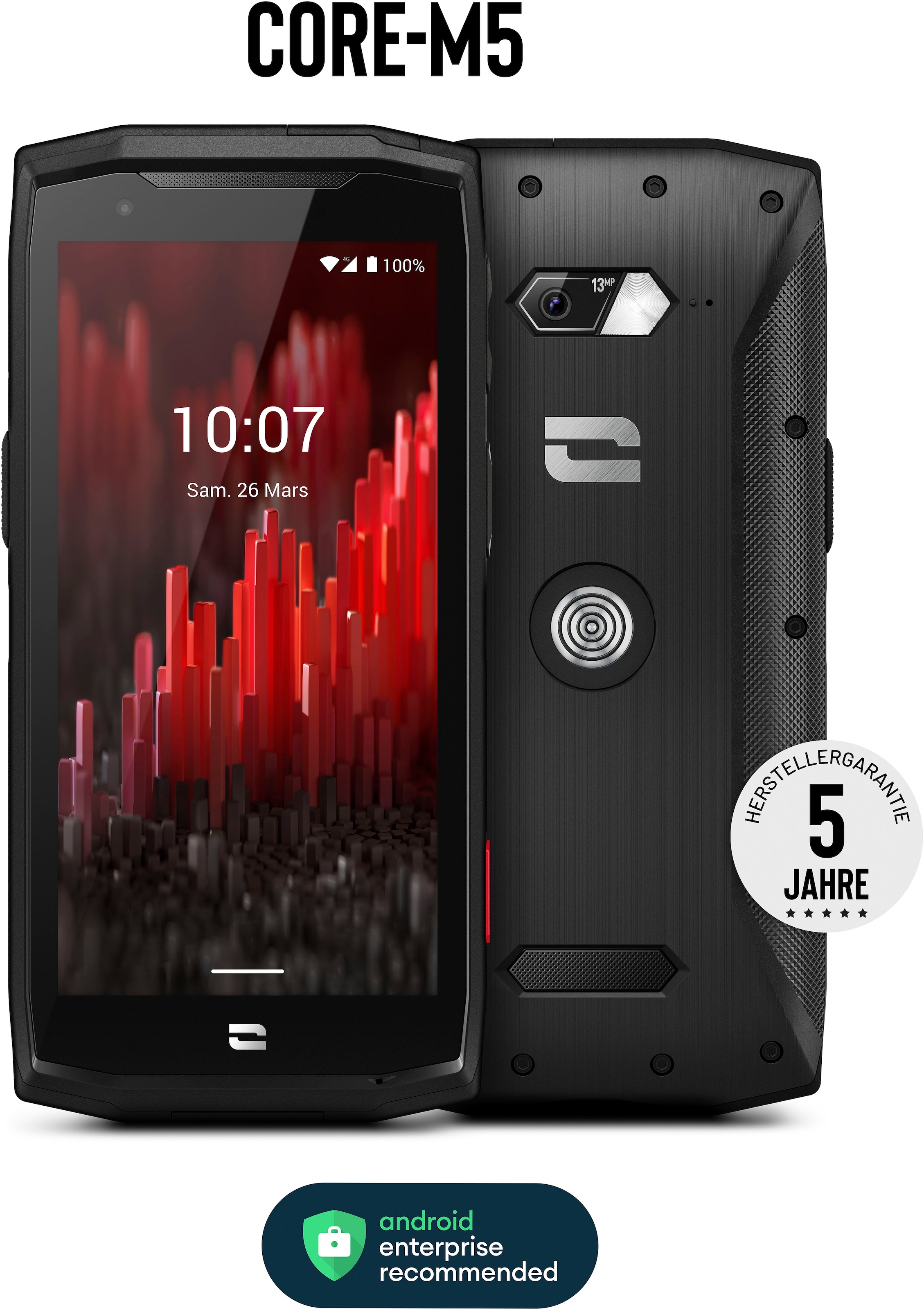 CROSSCALL Smartphone »Core-M5« schwarz