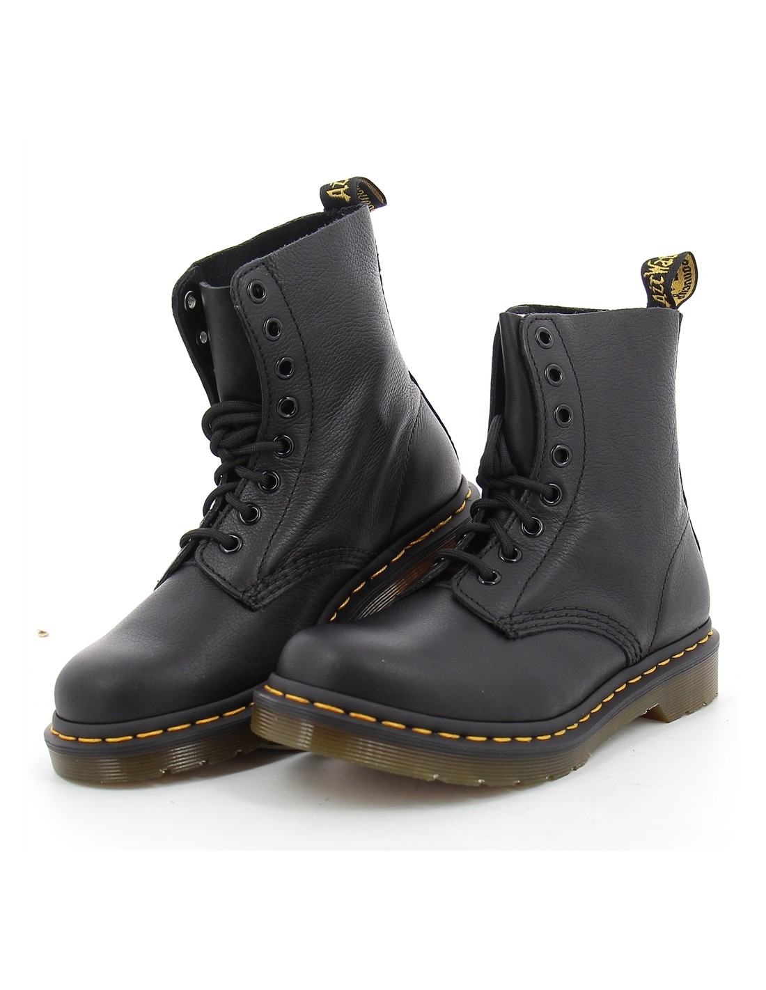 dr martens boots femme 1460 pascal cuir virginia noir