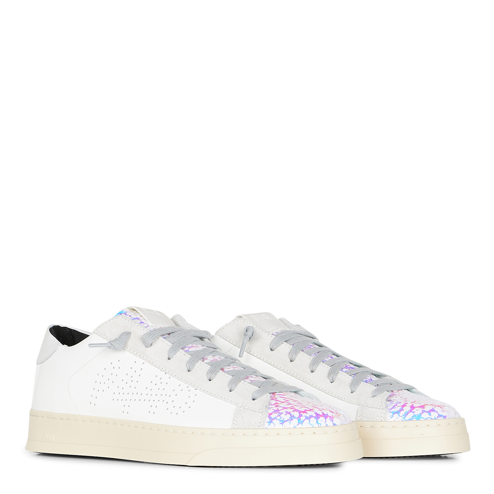 JACK - Baskets basses en cuir| Blanc