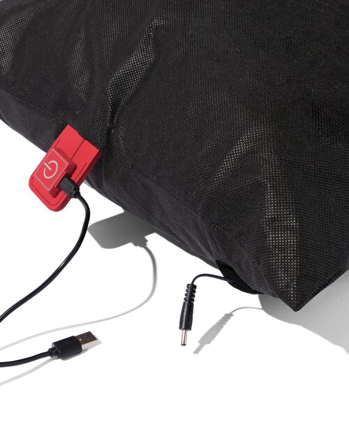 coussin chauffant rechargeable 50 x 50 cm bordeaux - lilas