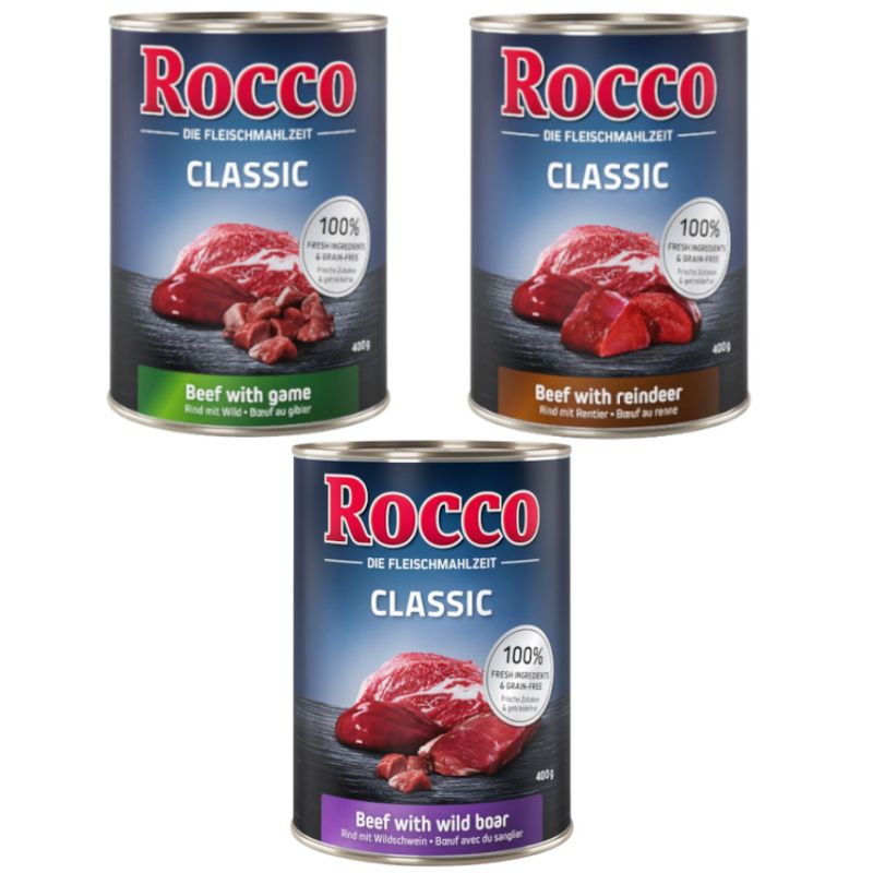 Lot mixte Rocco Classic 6 x 400 g