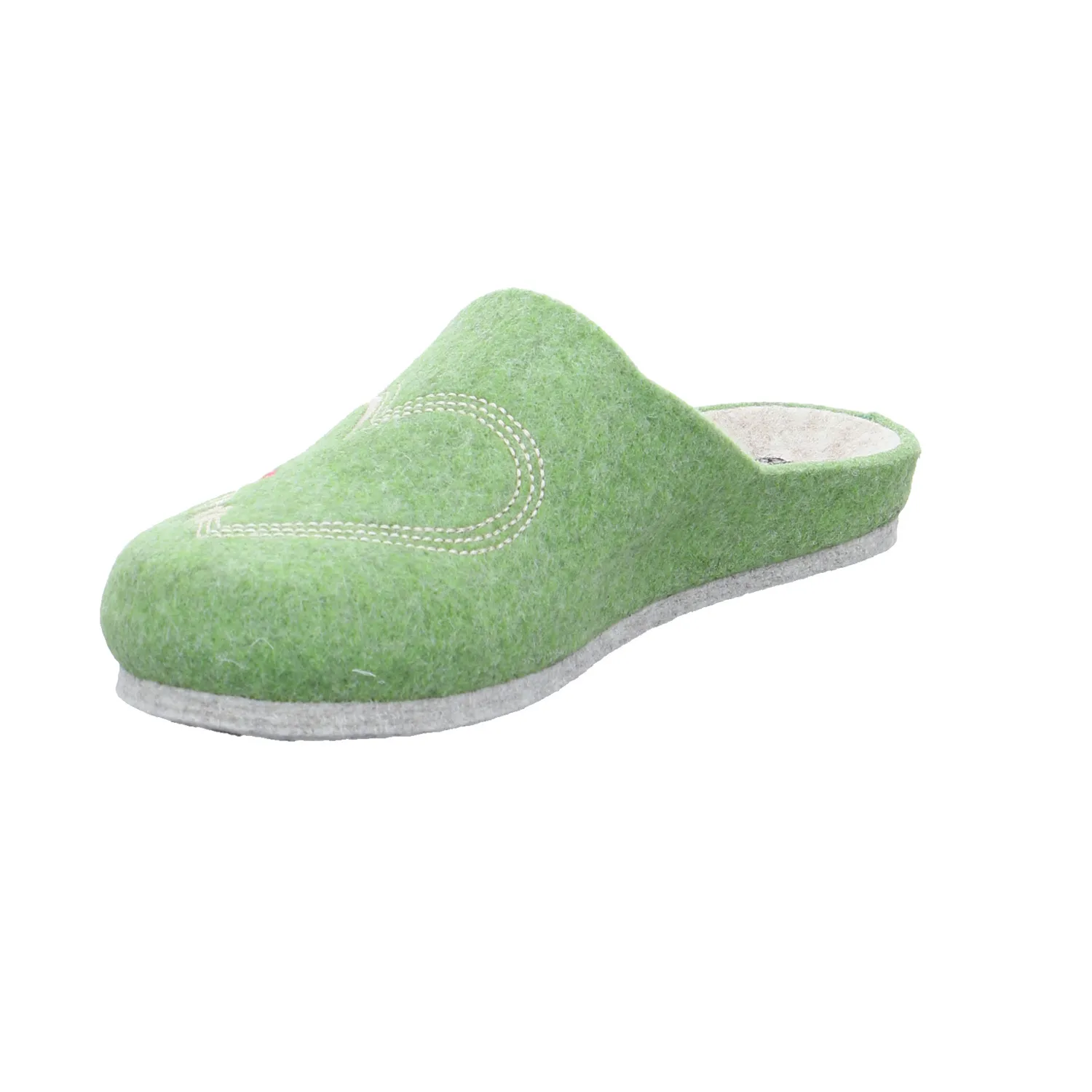 BIOLife Hausschuh Grün Textil