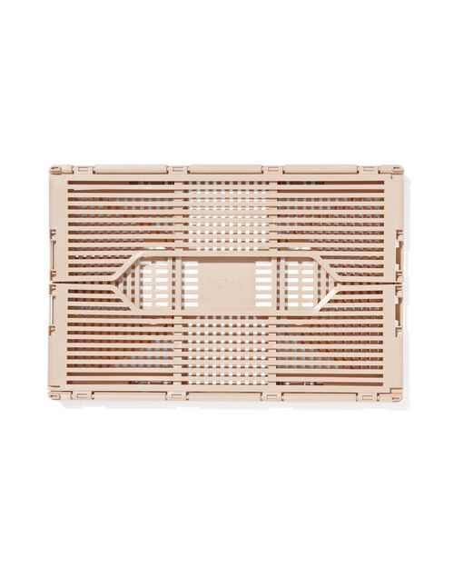 caisse pliable à lettres recyclée beige