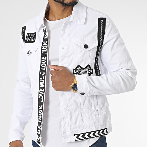 Veste Jean Blanc