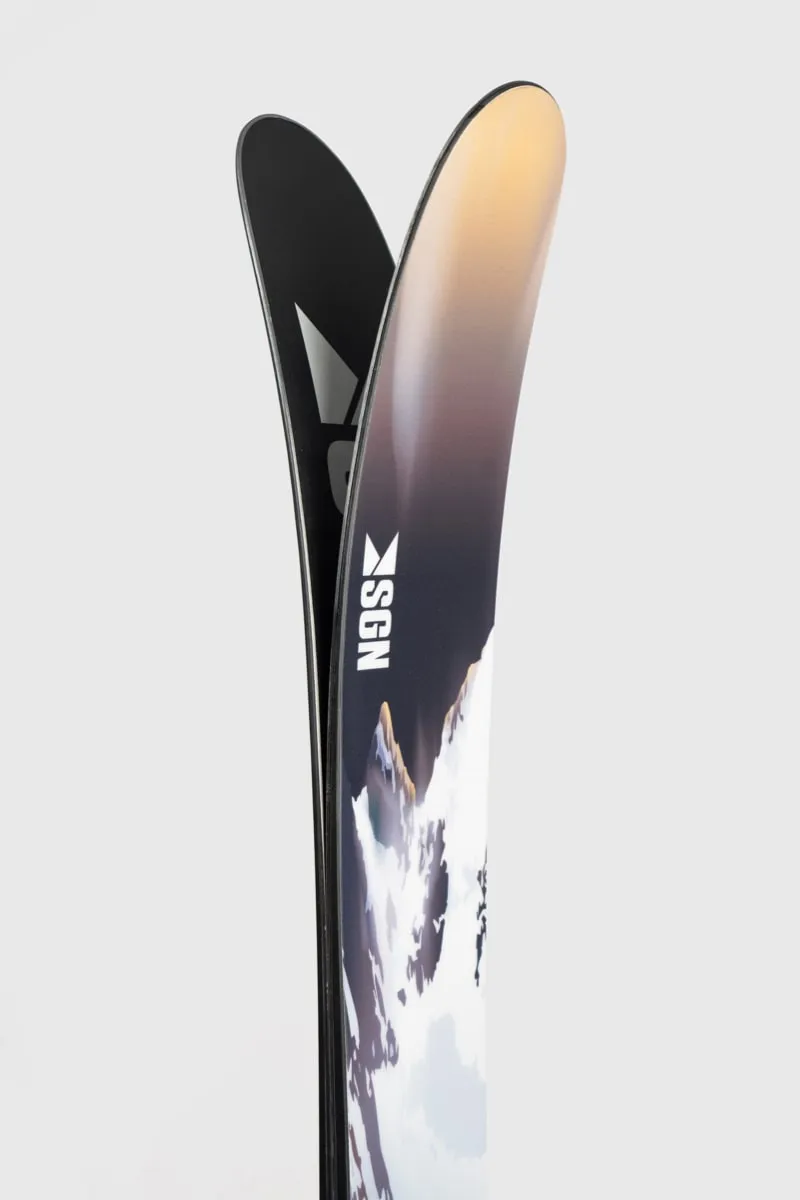 SGN Skis Soleitind Gold Marble Artwork