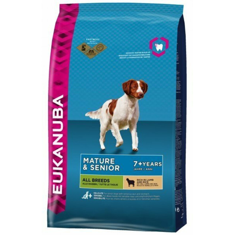 Eukanuba Dog Mature - Senior All Lam - Rijst12 kg