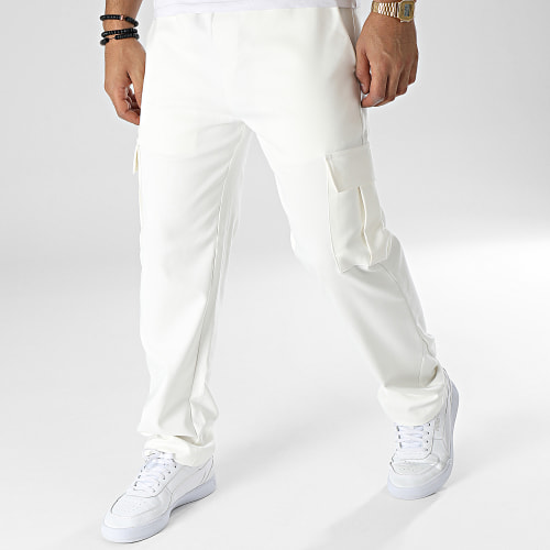 Pantalon Cargo KL-2112 Blanc