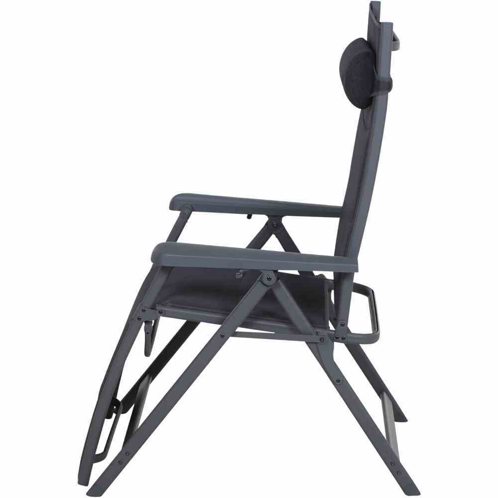Campingstuhl RELAX PREMIUM XL - anthrazit - klappbar