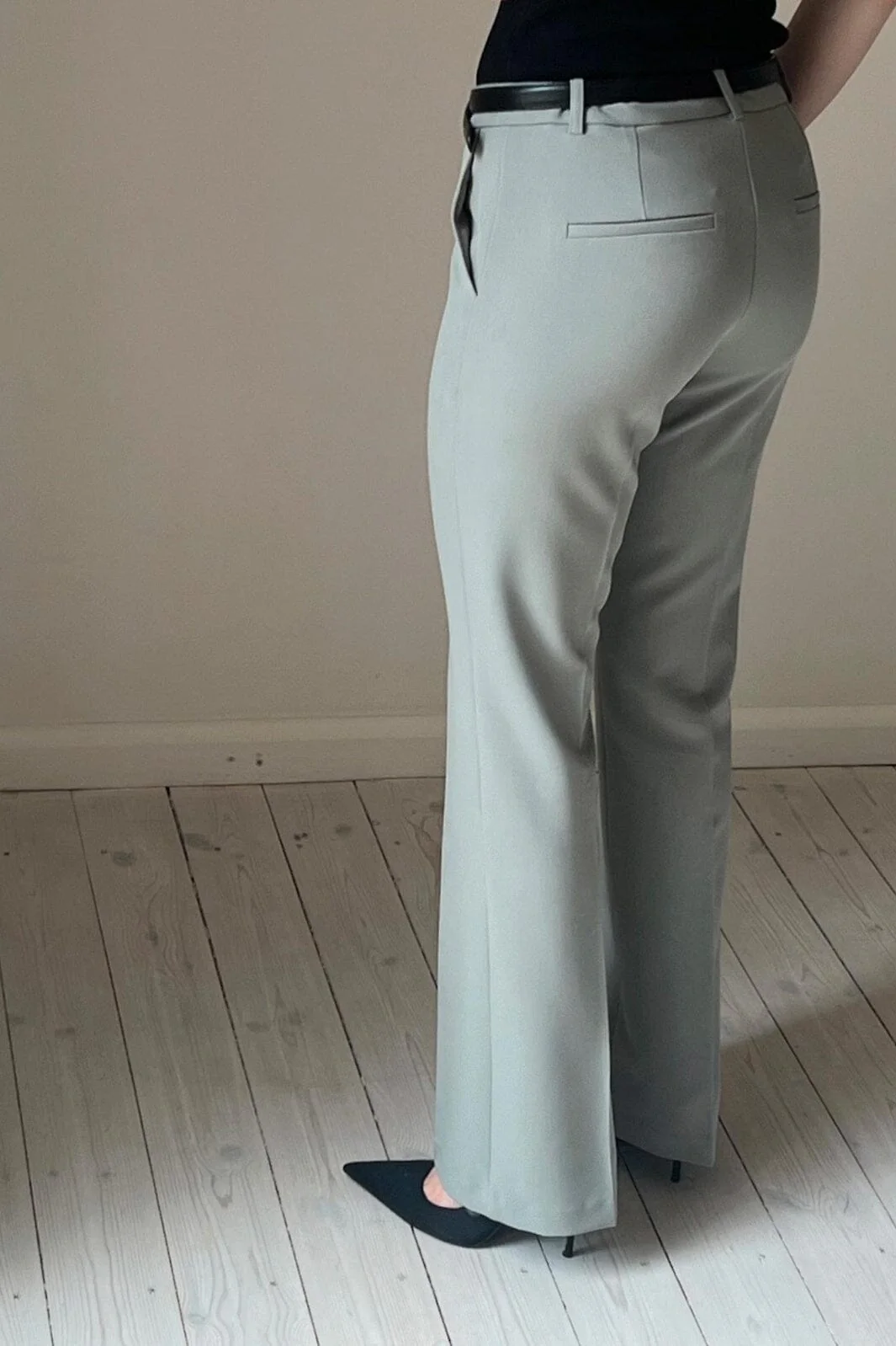 Neo Noir Cassie Suit Pants smoke green