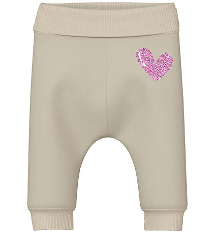 Name It Jogginghosen - NbfVrillie - Summer Sand/Hearts