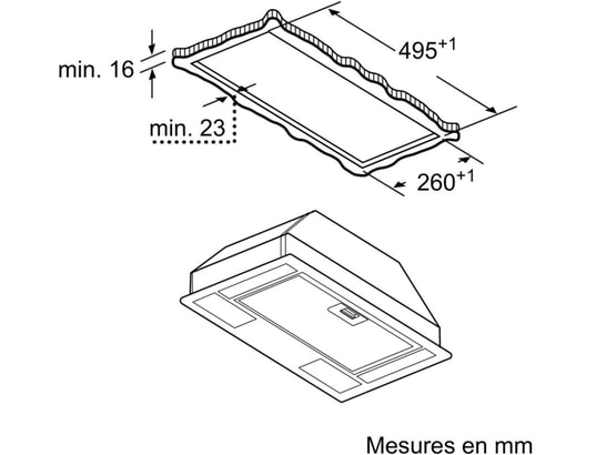 SIEMENS - Groupe filtrant LB53NAA30, iQ100,53 cm, Antrhacite