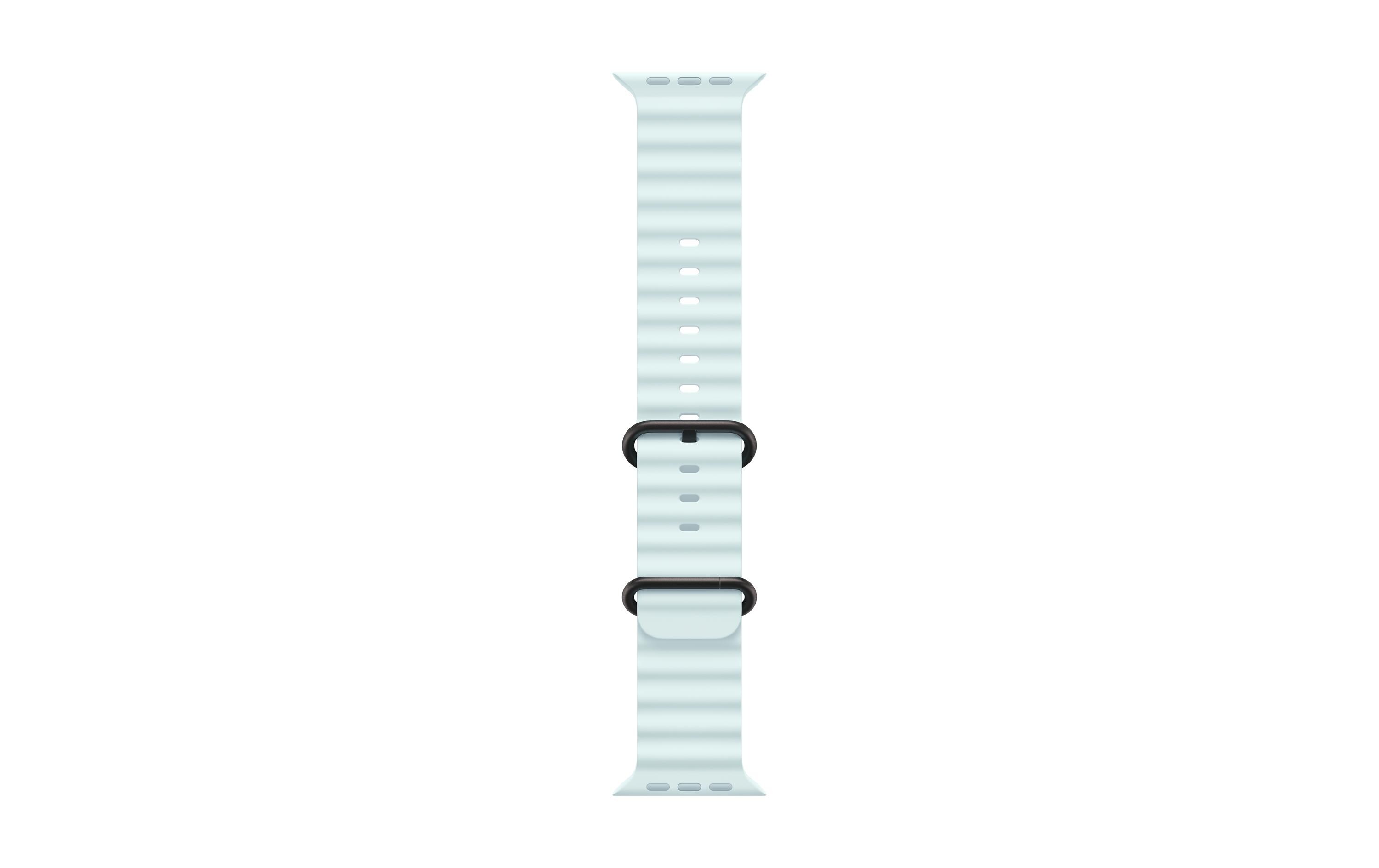 Ocean Band 49 mm KristallblauDehnbares Armband zu Apple Watch Ultra
