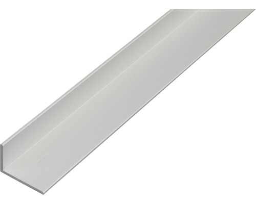 Aluminium hoekprofiel, zilver geanodiseerd, 30x15x2 mm, 1 m