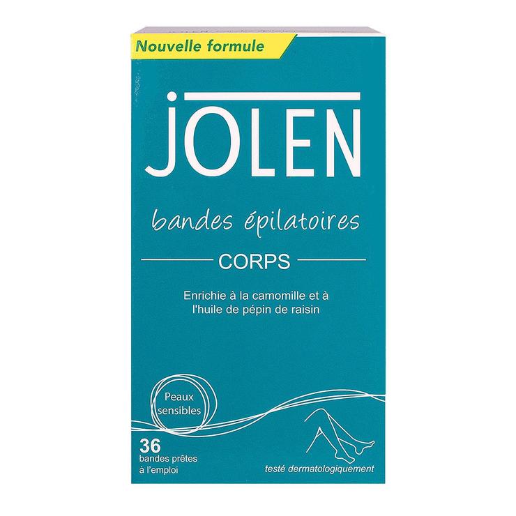 36 Bandes épilatoires corps