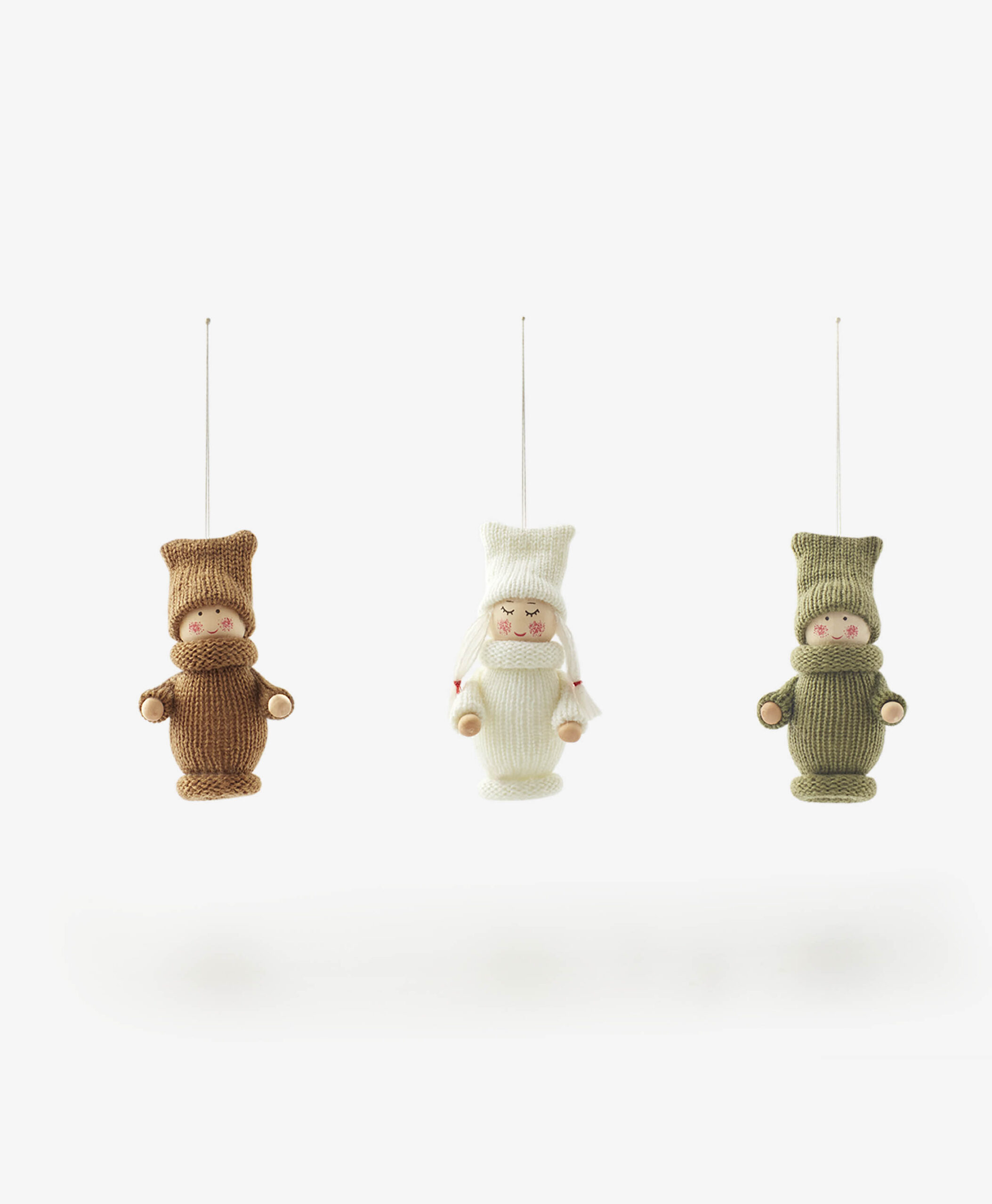 Weihnachtsbaum-Ornamente, 3er-Set