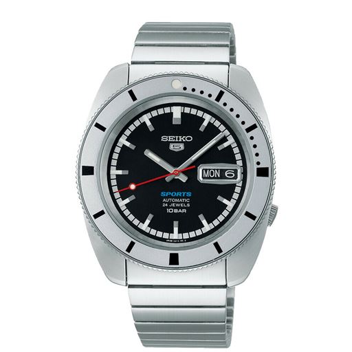 Seiko 5 Sports SRPL05K1 Herreur, Steel, 39 mm