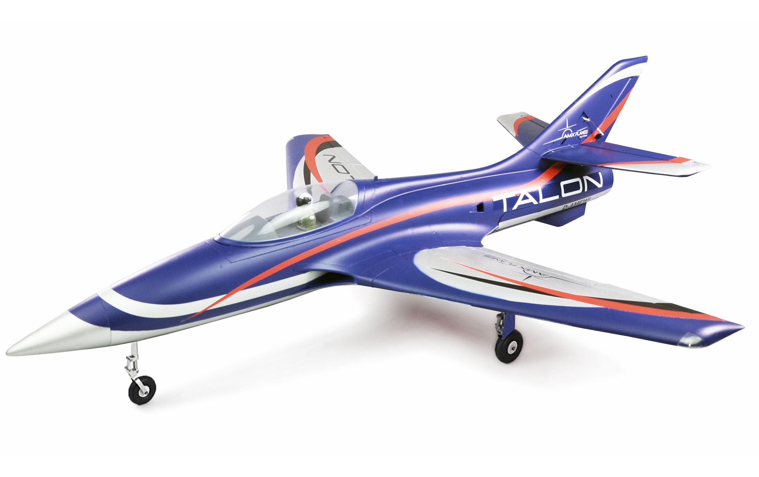 Impeller Jet Talon 80 mm EDF, 1100 mm, Blau, PNP<br>AMXPlanes Talon EDF Jet mit Einziehfahrwerk
