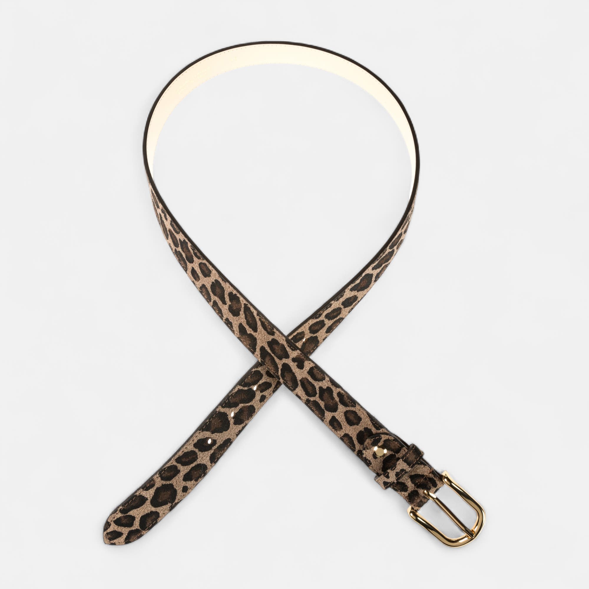 Ceinture en cuir marron