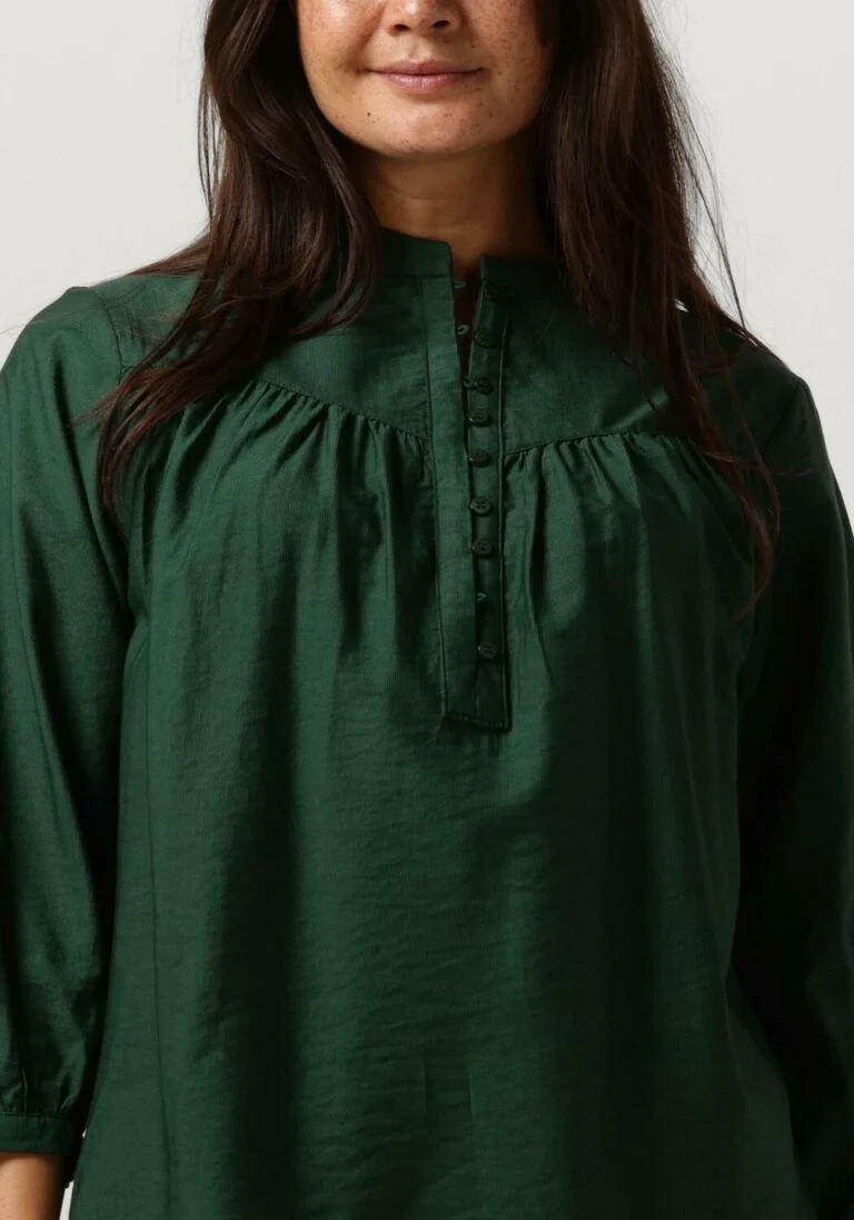 MINUS groene minus blouse arielle 3/4 sleeve blouse
