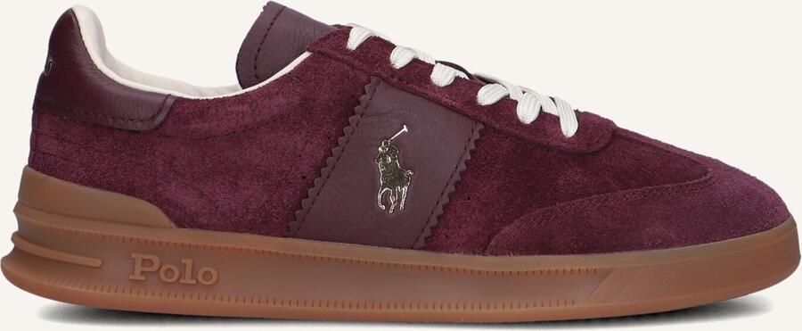 POLO RALPH LAUREN Hrt Aera Pp Sneakers Low Top Lace D Sneakers Leer Dames Rood