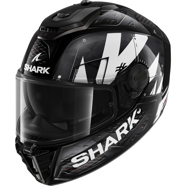 Shark - Casque Spartan RS Stingrey Noir Brillant / Blanc