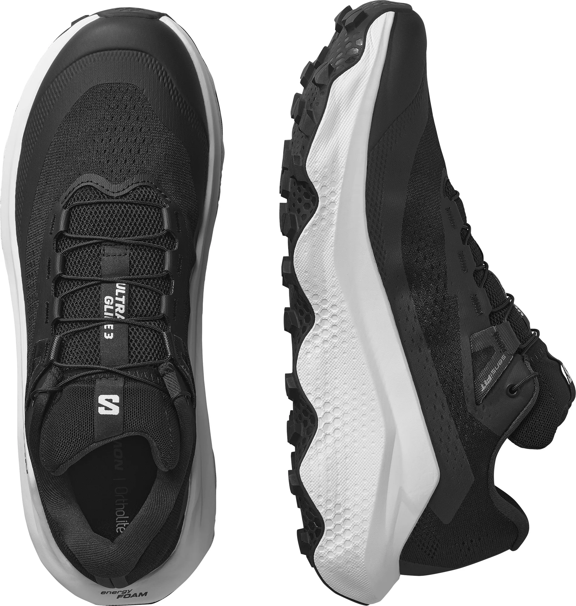 Salomon Men's Ultra Glide 3 Black/white/black