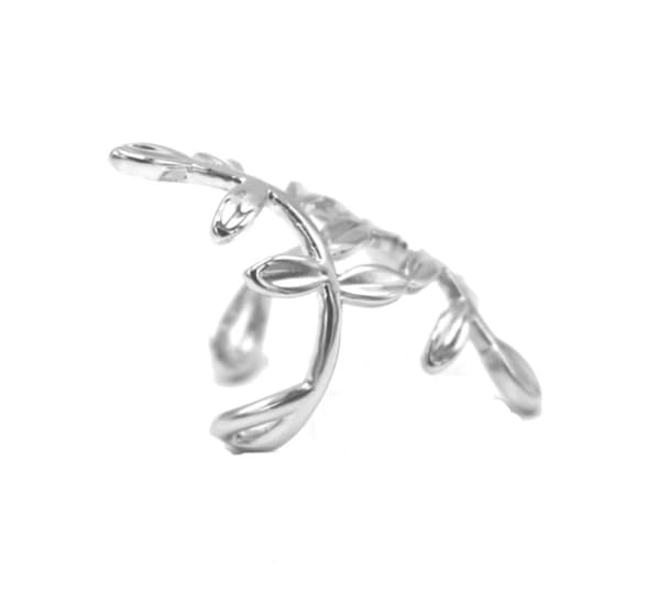 Sølvfarget Ear Cuff