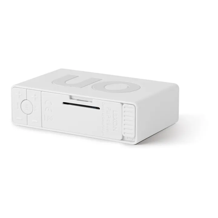 Lexon Réveil Flip+ Travel | Blanc