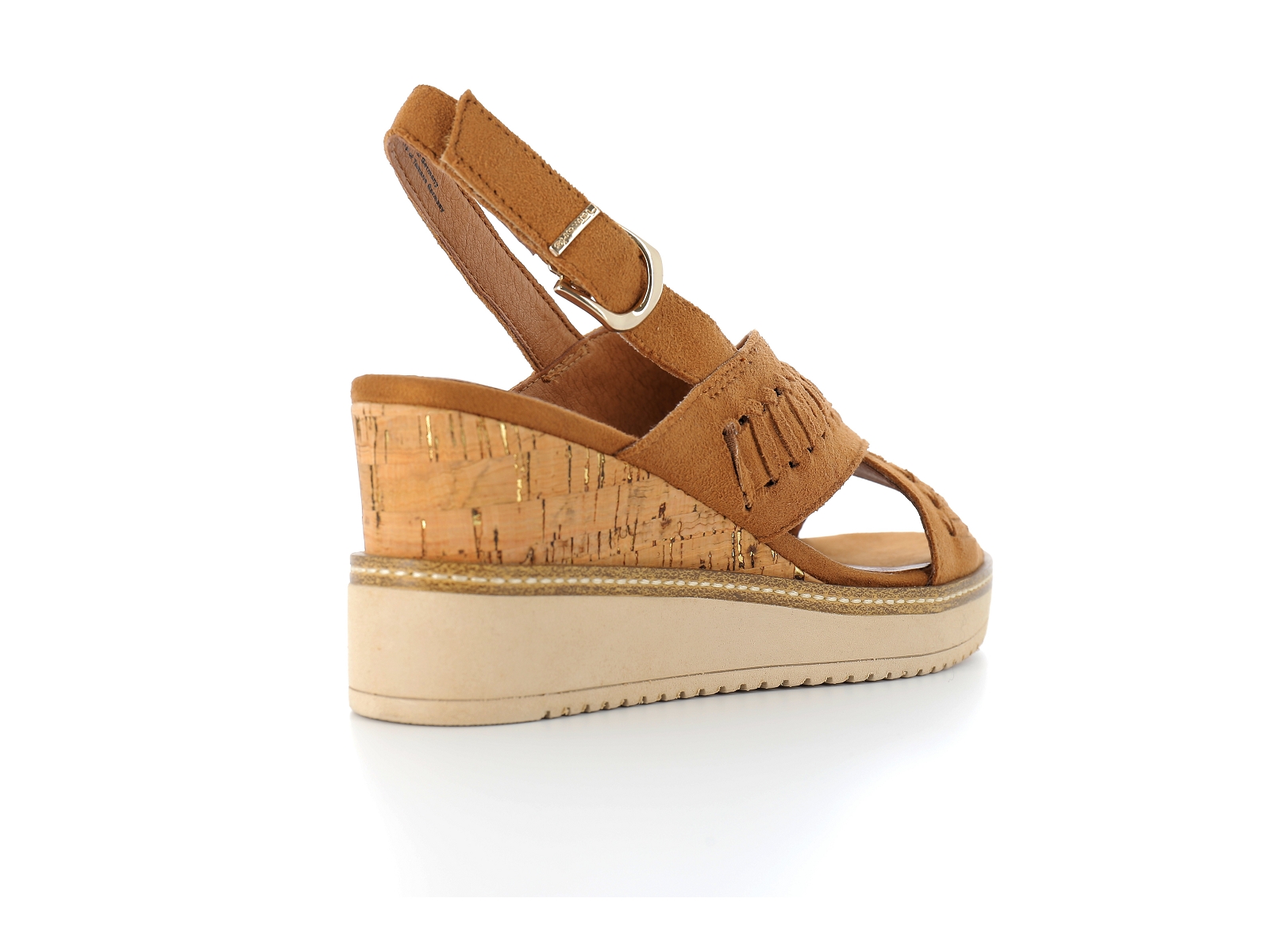 Tamaris-28213 Cuir Velours Marron