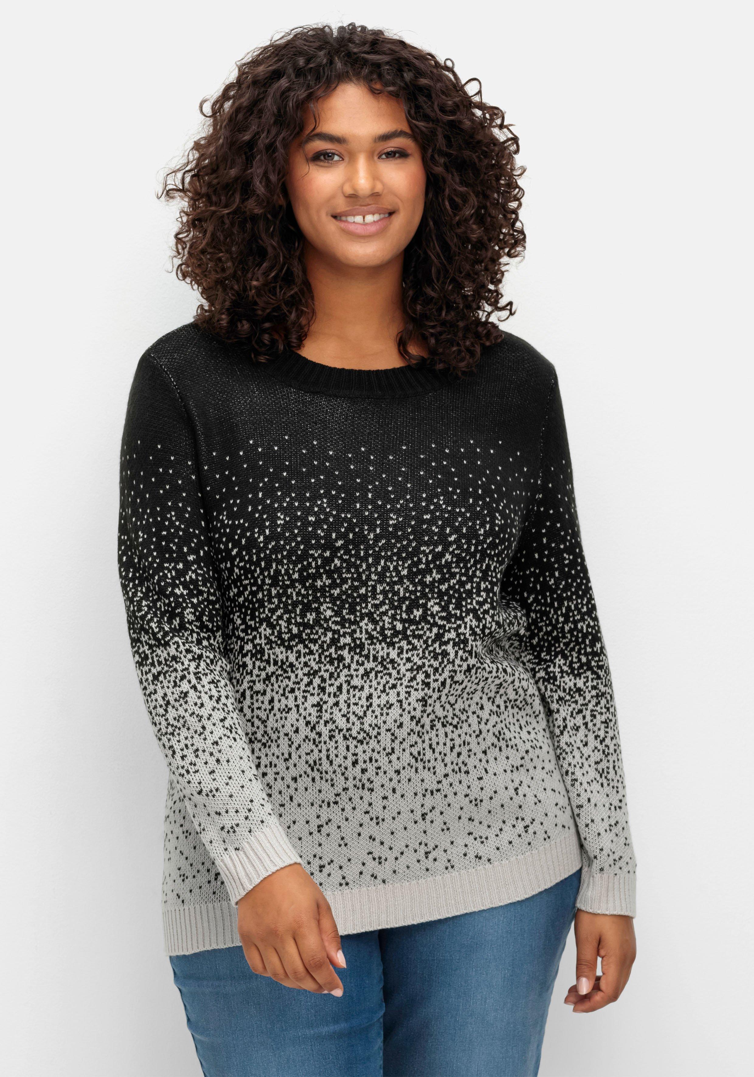 Pullover im Jacquardstrick, mit Farbverlauf
