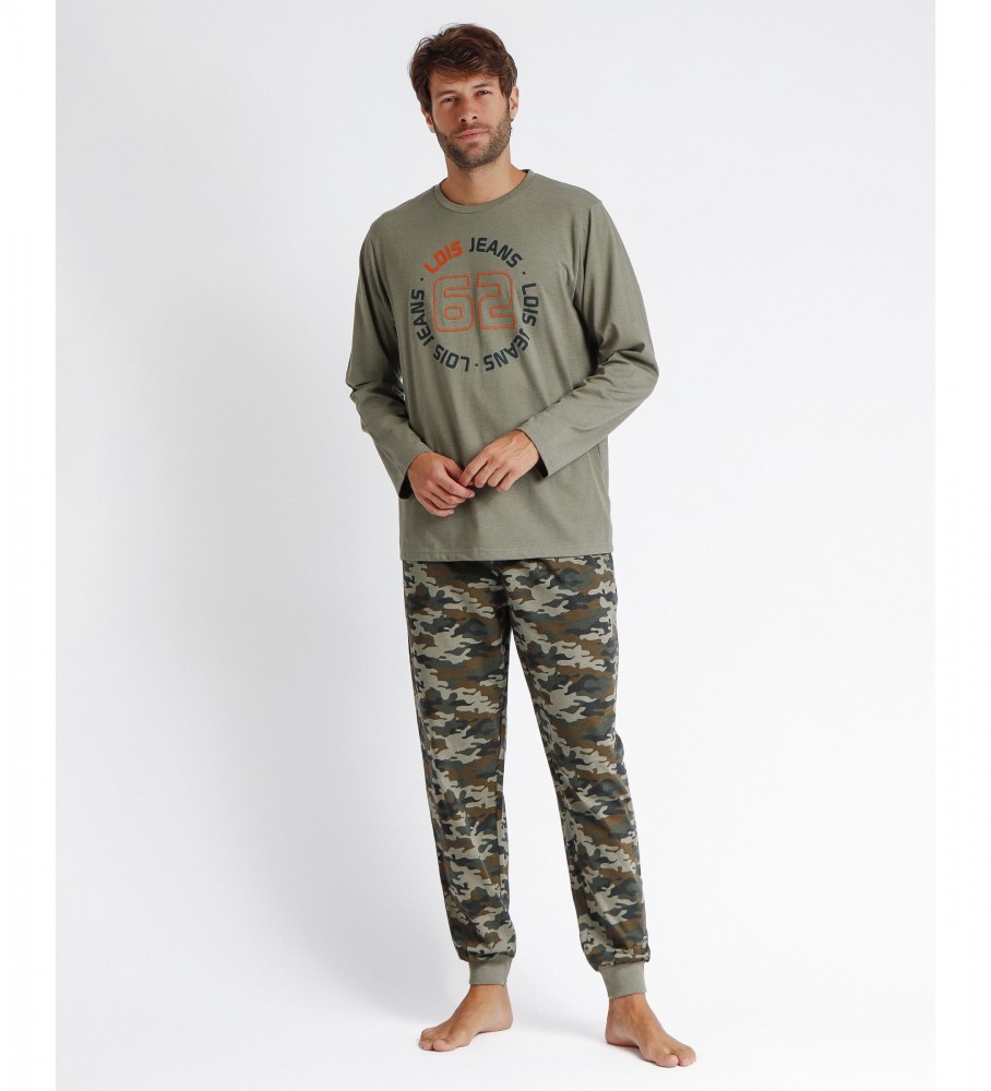 Lois Pijama Manga Larga Camuflagem