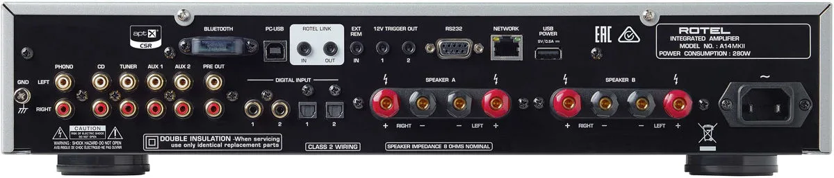 Rotel A-14 MKII Silver Amplis hi-fi stéréo