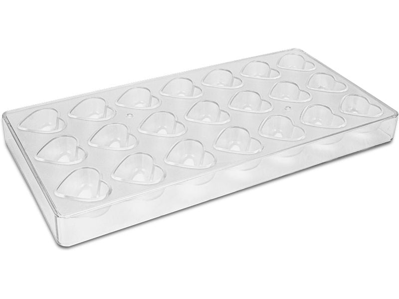 Städter Pralinenform Herz 13.5 x 27.5 cm Giessform für Pralinen
