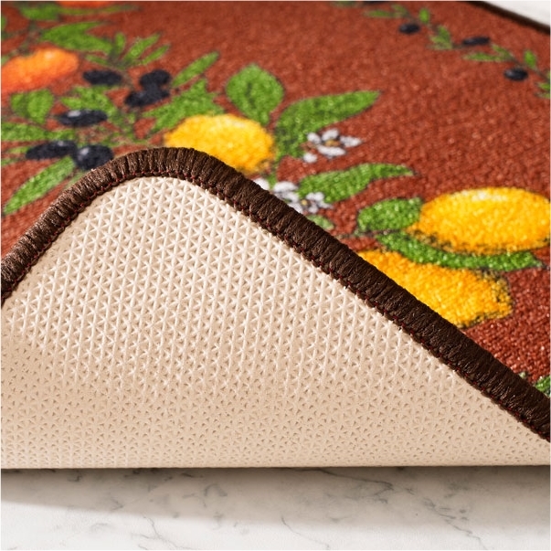 Tapis citrons brique 40 x 60 cm