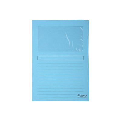 Exacompta Forever - 25 Chemises coin à fenêtre - 130 gr - couleurs assorties