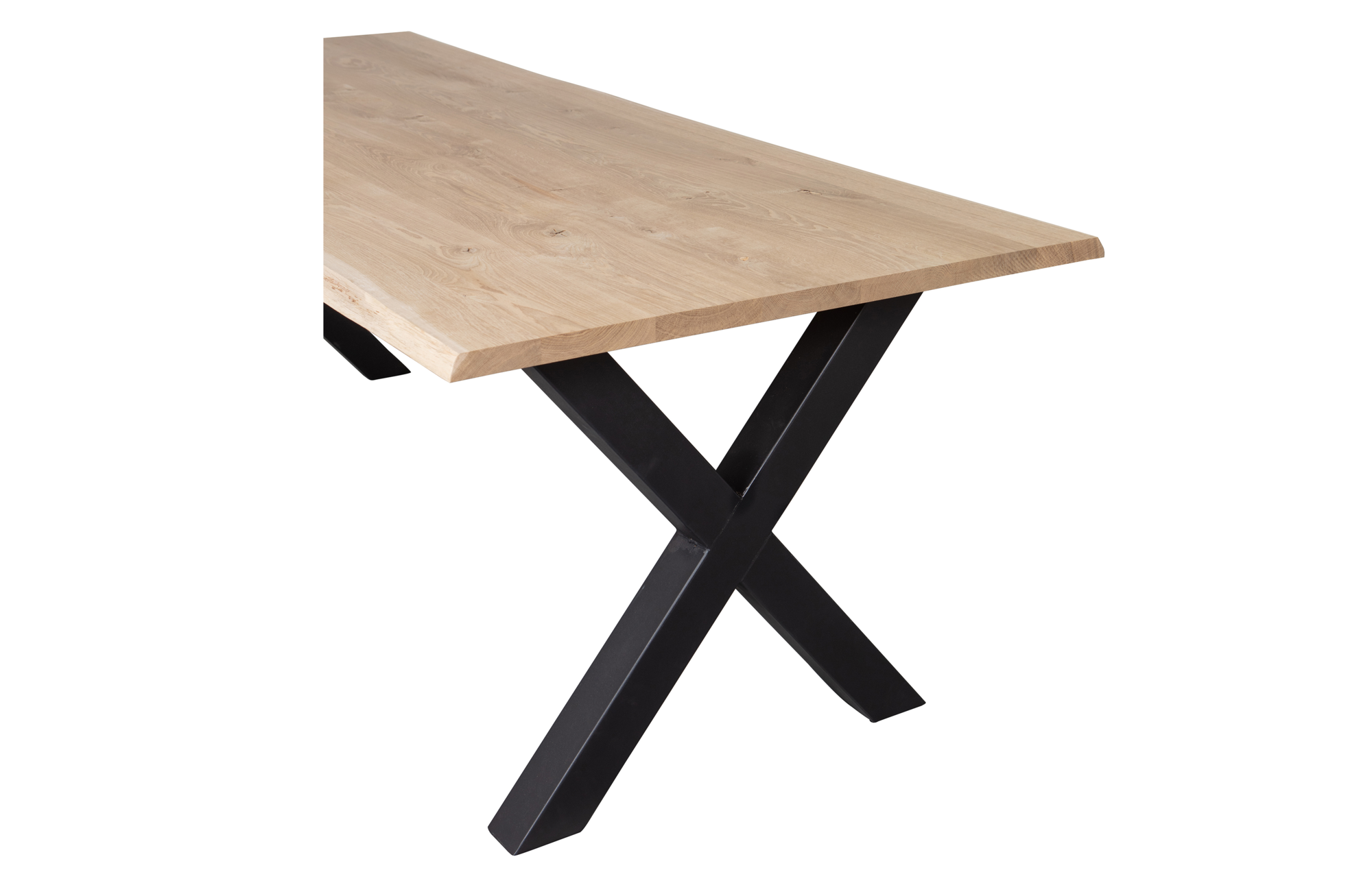 WOOOD tafel Tablo boomstam eiken 160x90 [fsc] Tablo Tafel  Boomstam Eiken 160x90 [fsc] - Alkmaar poot