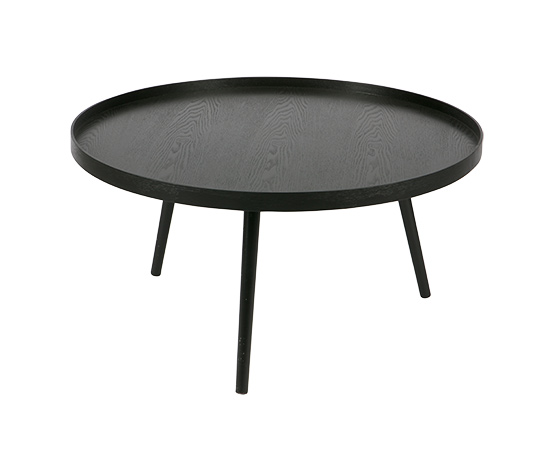 Woood Beistelltisch »Mesa XL«, Holz schwarz