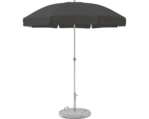 Suncomfort Siesta marktparasol, 200 cm, steengrijs