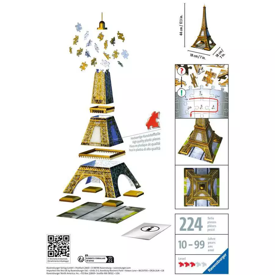 Ravensburger Eiffelturm bunt