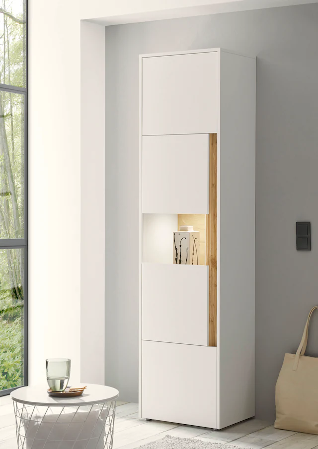 INOSIGN Vitrine »City/Giron, moderner Hochschrank, Glasvitrine« zeitlos, modern, ausreichend Stauraum, vielseitig einsetzbar