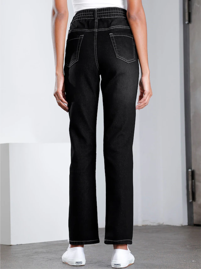 Classic Basics High-waist-Jeans