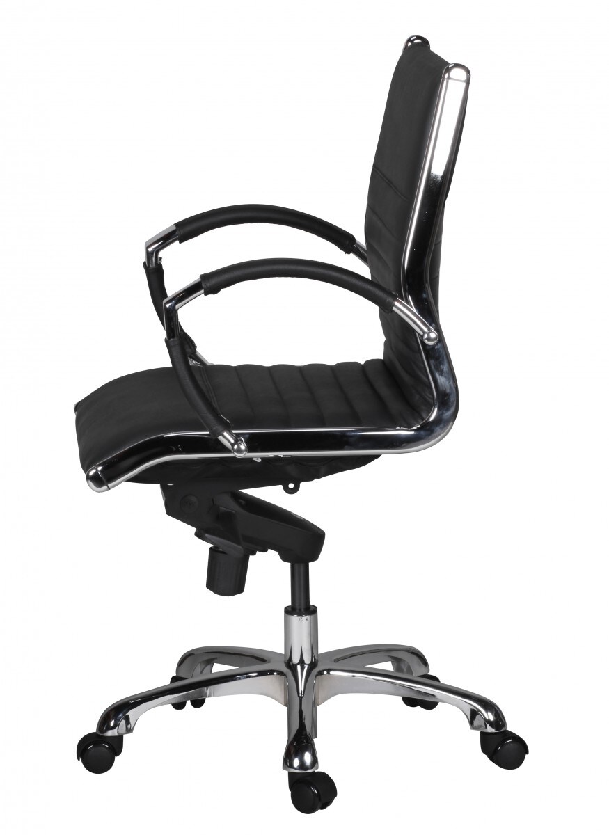 KADIMA DESIGN Bürostuhl SECCHIA Echtleder, ergonomisch, Aluminium Fußkreuz, 5-Punkt Multiblock, bis 120 kg