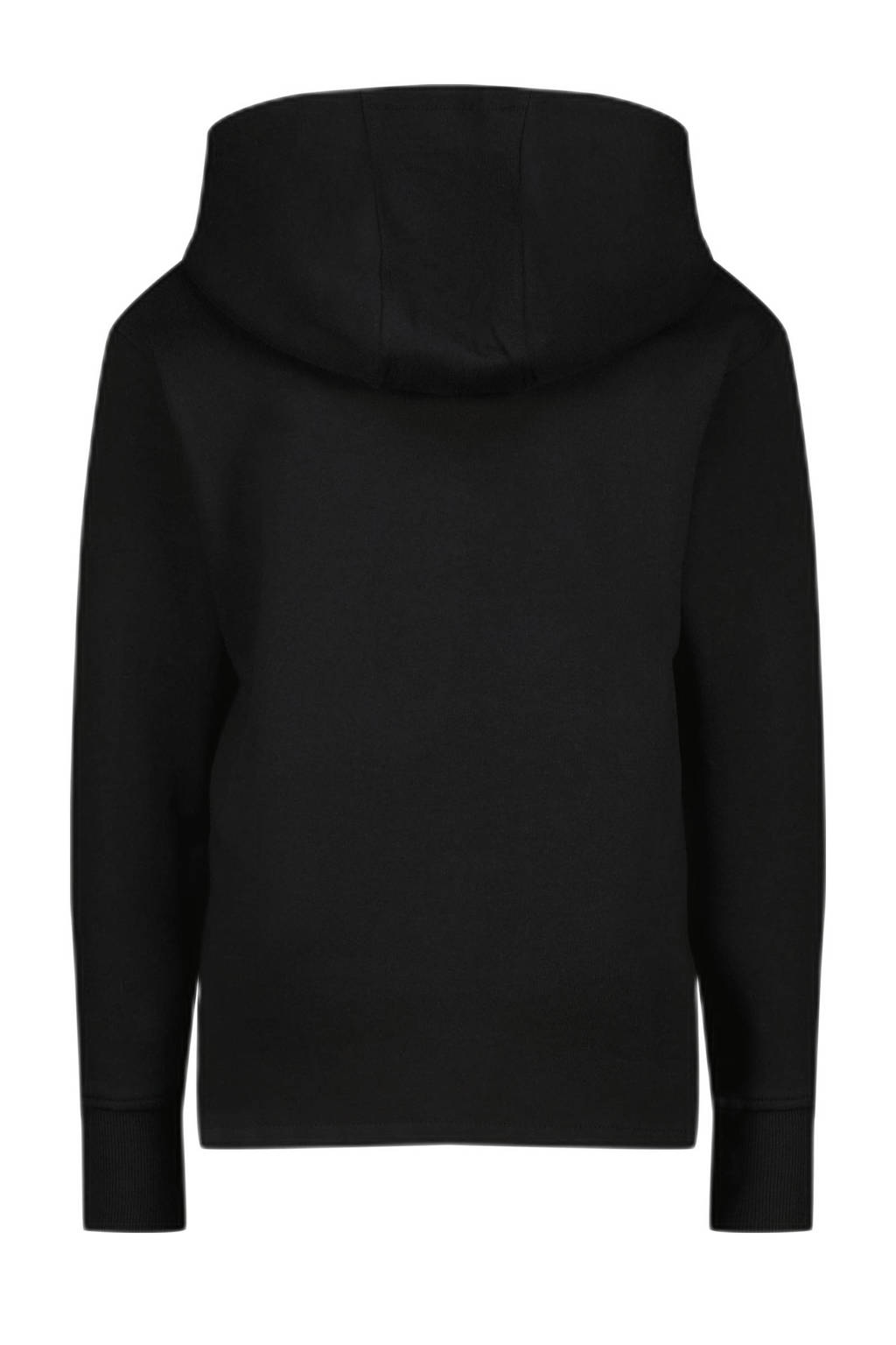 Vingino hoodie Nanjara met tekst zwart