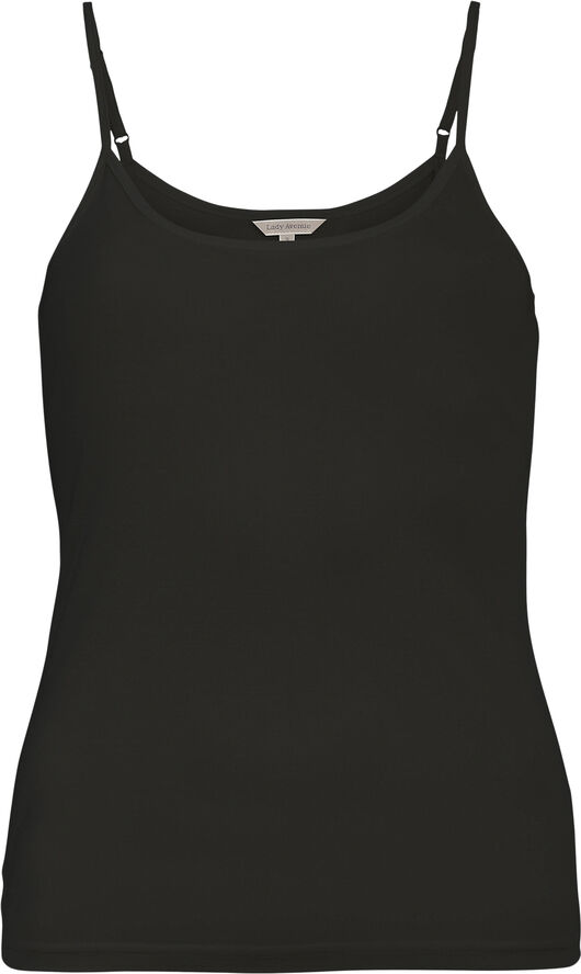Lady Avenue Silke chemise Sort