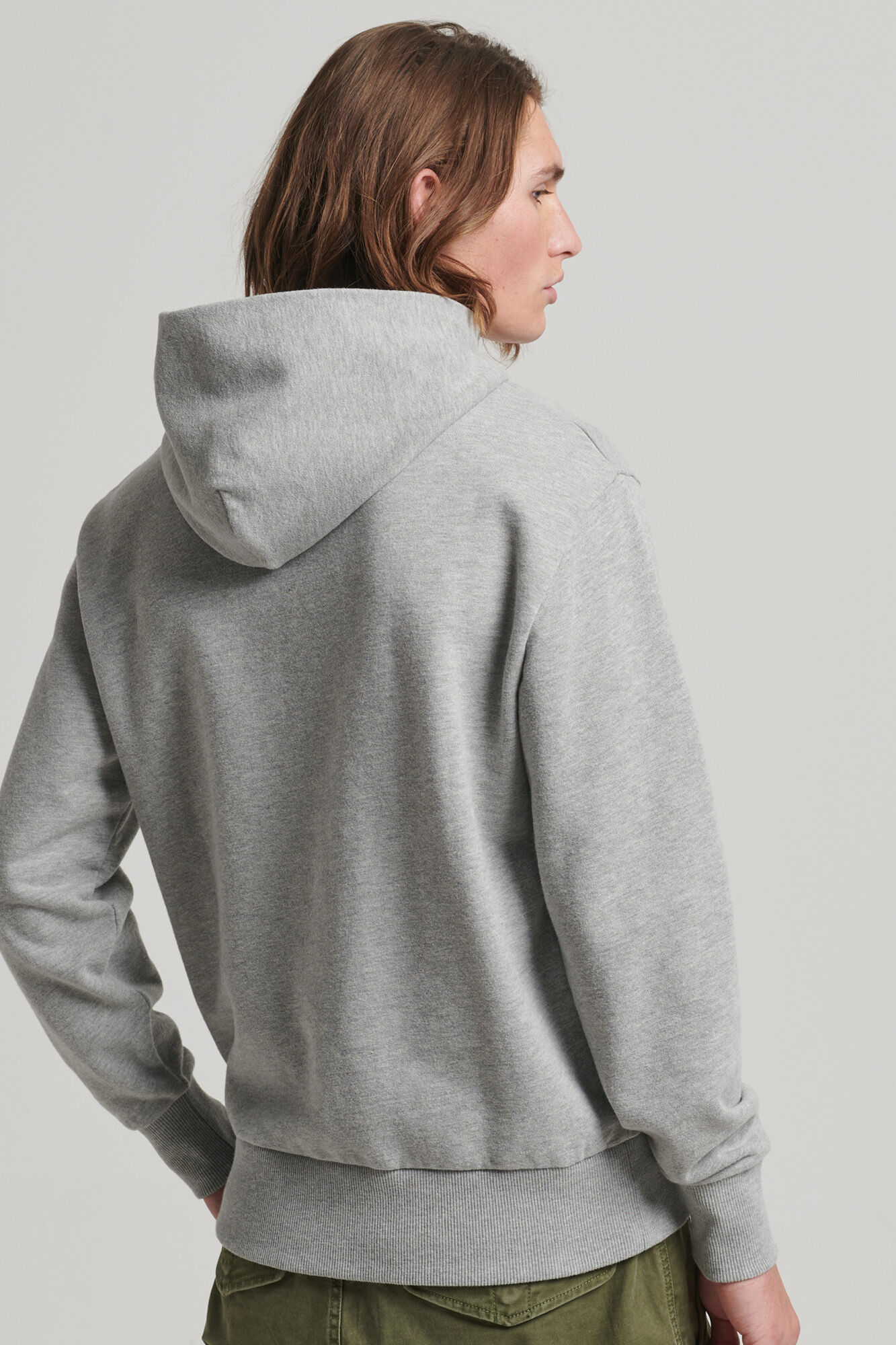Moletom com capuz Code Core Sport - Cinza Claro